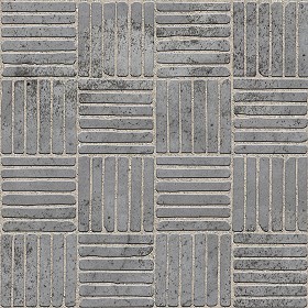 Textures   -   ARCHITECTURE   -   PAVING OUTDOOR   -   Concrete   -  Blocks regular - Paving outdoor concrete regular block texture seamless 05784