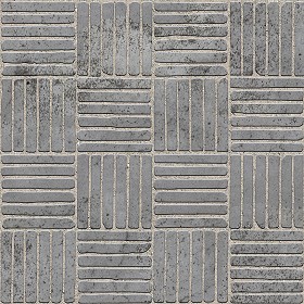 Textures   -   ARCHITECTURE   -   PAVING OUTDOOR   -   Concrete   -   Blocks regular  - Paving outdoor concrete regular block texture seamless 05784 (seamless)