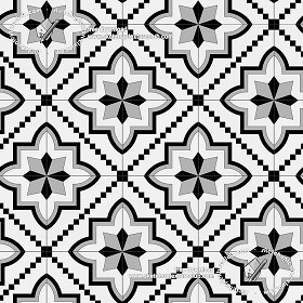 Textures   -   ARCHITECTURE   -   TILES INTERIOR   -   Ornate tiles   -  Geometric patterns - Geometric patterns tile texture seamless 19096