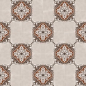 Textures   -   ARCHITECTURE   -   TILES INTERIOR   -   Cement - Encaustic   -   Encaustic  - Traditional encaustic cement ornate tile texture seamless 13594 (seamless)