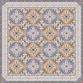 Textures   -   ARCHITECTURE   -   TILES INTERIOR   -   Cement - Encaustic   -  Encaustic - Traditional encaustic cement ornate tile texture seamless 13599