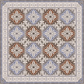 Textures   -   ARCHITECTURE   -   TILES INTERIOR   -   Cement - Encaustic   -  Encaustic - Traditional encaustic cement ornate tile texture seamless 13600