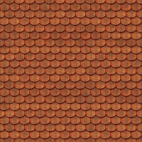Textures   -   ARCHITECTURE   -   ROOFINGS   -  Clay roofs - Meursault shingles clay roof tile texture seamless 03506