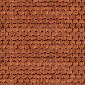 Meursault Shingles Clay Roof Tile Texture Seamless 03506