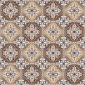 Textures   -   ARCHITECTURE   -   TILES INTERIOR   -   Cement - Encaustic   -  Encaustic - Traditional encaustic cement ornate tile texture seamless 13601