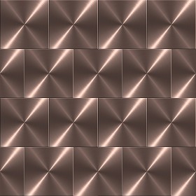Textures   -   MATERIALS   -   METALS   -  Facades claddings - Copper metal facade cladding texture seamless 10266