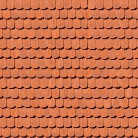 Textures   -   ARCHITECTURE   -   ROOFINGS   -   Clay roofs  - Shingle clay roof tile texture seamless 03507 (seamless)