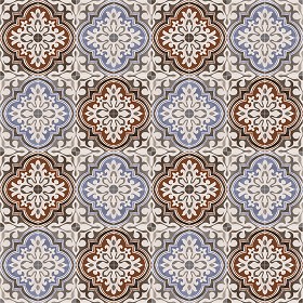 Textures   -   ARCHITECTURE   -   TILES INTERIOR   -   Cement - Encaustic   -  Encaustic - Traditional encaustic cement ornate tile texture seamless 13602
