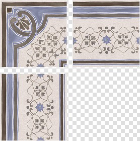 Textures   -   ARCHITECTURE   -   TILES INTERIOR   -   Cement - Encaustic   -   Encaustic  - Border traditional encaustic cement ornate tile texture seamless 13604 (seamless)