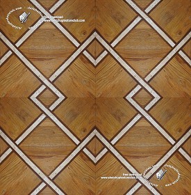 Textures   -   ARCHITECTURE   -   WOOD FLOORS   -  Geometric pattern - Wood and travertine parquet geomteric pattern texture seamless 19625