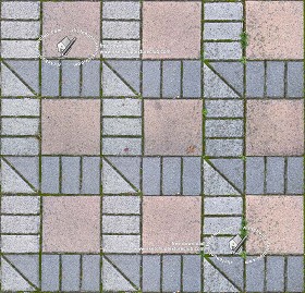 Textures   -   ARCHITECTURE   -   PAVING OUTDOOR   -   Concrete   -  Blocks regular - Concrete paving outdoor texture seamless 19665
