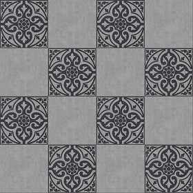 Textures   -   ARCHITECTURE   -   TILES INTERIOR   -   Cement - Encaustic   -  Victorian - Victorian cement floor tile texture seamless 13826