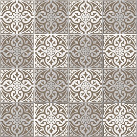 Textures   -   ARCHITECTURE   -   TILES INTERIOR   -   Cement - Encaustic   -   Victorian  - Victorian cement floor tile texture seamless 13827 (seamless)