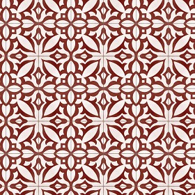 Textures   -   ARCHITECTURE   -   TILES INTERIOR   -   Cement - Encaustic   -   Encaustic  - Traditional encaustic cement ornate tile texture seamless 13609 (seamless)