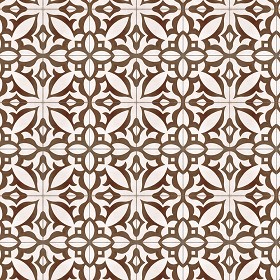 Textures   -   ARCHITECTURE   -   TILES INTERIOR   -   Cement - Encaustic   -  Encaustic - Traditional encaustic cement ornate tile texture seamless 13610