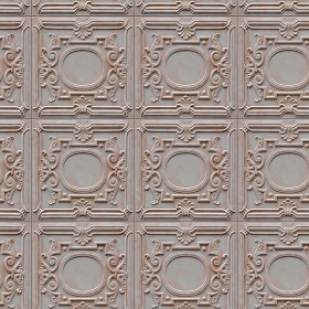 Textures   -   ARCHITECTURE   -   DECORATIVE PANELS   -   3D Wall panels   -  Mixed colors - Interior ceiling tiles panel texture seamless 02892