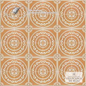 Textures   -   ARCHITECTURE   -   TILES INTERIOR   -   Ornate tiles   -  Geometric patterns - Vietri italy ceramics floor tiles texture seamless 19154