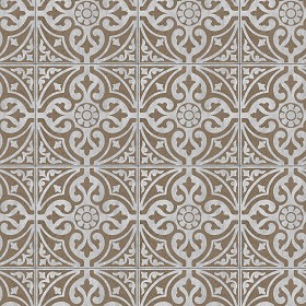 Textures   -   ARCHITECTURE   -   TILES INTERIOR   -   Cement - Encaustic   -   Victorian  - Victorian cement floor tile texture seamless 13831 (seamless)