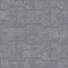 Textures   -   ARCHITECTURE   -   PAVING OUTDOOR   -   Pavers stone   -  Blocks regular - Pavers stone regular blocks texture seamless 06389