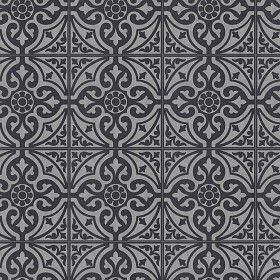 Textures   -   ARCHITECTURE   -   TILES INTERIOR   -   Cement - Encaustic   -  Victorian - Victorian cement floor tile texture seamless 13832