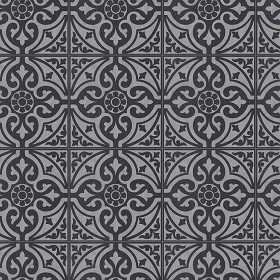 Textures   -   ARCHITECTURE   -   TILES INTERIOR   -   Cement - Encaustic   -   Victorian  - Victorian cement floor tile texture seamless 13832 (seamless)