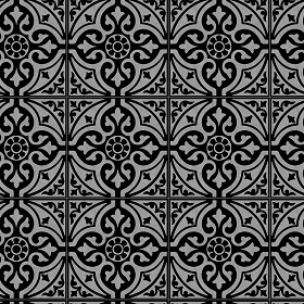 Textures   -   ARCHITECTURE   -   TILES INTERIOR   -   Cement - Encaustic   -  Victorian - Victorian cement floor tile texture seamless 13833