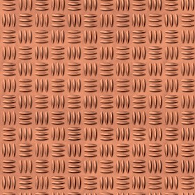 Textures   -   MATERIALS   -   METALS   -  Plates - Copper metal plate texture seamless 10753