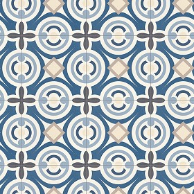 Textures   -   ARCHITECTURE   -   TILES INTERIOR   -   Cement - Encaustic   -  Encaustic - Traditional encaustic cement ornate tile texture seamless 13615