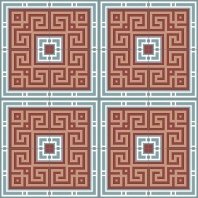 Textures   -   ARCHITECTURE   -   TILES INTERIOR   -   Cement - Encaustic   -  Victorian - Victorian cement floor tile texture seamless 13834