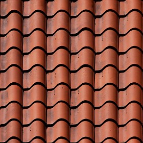 Textures   -   ARCHITECTURE   -   ROOFINGS   -  Clay roofs - Clay roof texture seamless 19560