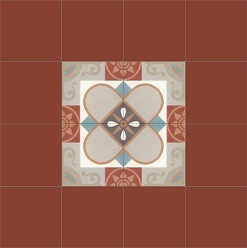 Textures   -   ARCHITECTURE   -   TILES INTERIOR   -   Cement - Encaustic   -   Victorian  - Victorian cement floor tile texture seamless 13836 (seamless)