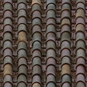 Textures   -   ARCHITECTURE   -   ROOFINGS   -  Clay roofs - Clay roof texture seamless 19562