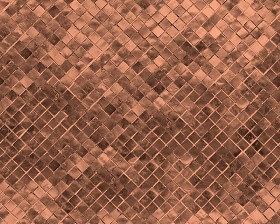 Textures   -   MATERIALS   -   METALS   -  Plates - Mosaico copper metal plate texture seamless 10758