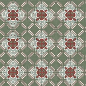 Textures   -   ARCHITECTURE   -   TILES INTERIOR   -   Cement - Encaustic   -  Encaustic - Traditional encaustic cement ornate tile texture seamless 13622