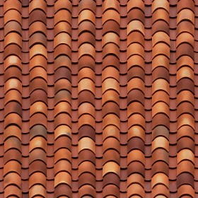 Textures   -   ARCHITECTURE   -   ROOFINGS   -  Clay roofs - Clay roof texture seamless 19567