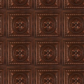 Textures   -   ARCHITECTURE   -   DECORATIVE PANELS   -   3D Wall panels   -  Mixed colors - Interior ceiling tiles panel texture seamless 02904