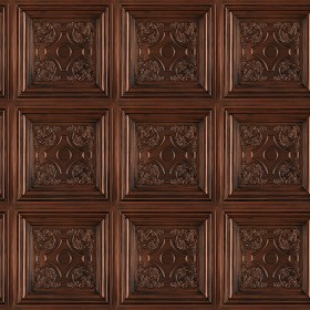 Textures   -   ARCHITECTURE   -   DECORATIVE PANELS   -   3D Wall panels   -  Mixed colors - Interior ceiling tiles panel texture seamless 02905