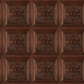 Textures   -   ARCHITECTURE   -   DECORATIVE PANELS   -   3D Wall panels   -   Mixed colors  - Interior ceiling tiles panel texture seamless 02905 (seamless)