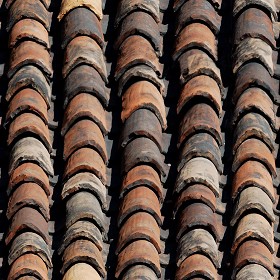 Textures   -   ARCHITECTURE   -   ROOFINGS   -  Clay roofs - Clay roof texture seamless 19569
