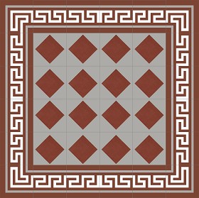 Textures   -   ARCHITECTURE   -   TILES INTERIOR   -   Cement - Encaustic   -  Victorian - Victorian cement floor tile texture seamless 13845