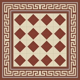 Textures   -   ARCHITECTURE   -   TILES INTERIOR   -   Cement - Encaustic   -   Victorian  - Victorian cement floor tile texture seamless 13846 (seamless)