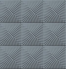 Textures   -   ARCHITECTURE   -   DECORATIVE PANELS   -   3D Wall panels   -  Mixed colors - Interior 3D wall panel texture seamless 02910