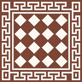 Textures   -   ARCHITECTURE   -   TILES INTERIOR   -   Cement - Encaustic   -  Victorian - Victorian cement floor tile texture seamless 13848