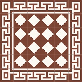 Textures   -   ARCHITECTURE   -   TILES INTERIOR   -   Cement - Encaustic   -   Victorian  - Victorian cement floor tile texture seamless 13848 (seamless)