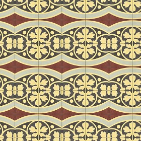 Textures   -   ARCHITECTURE   -   TILES INTERIOR   -   Cement - Encaustic   -   Encaustic  - Traditional encaustic cement ornate tile texture seamless 13629 (seamless)