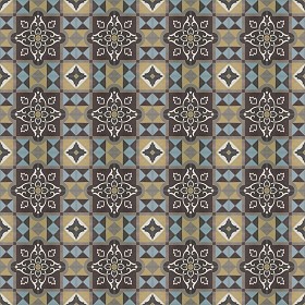 Textures   -   ARCHITECTURE   -   TILES INTERIOR   -   Cement - Encaustic   -  Victorian - Victorian cement floor tile texture seamless 13851