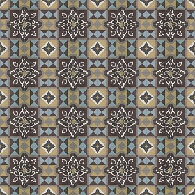 Textures   -   ARCHITECTURE   -   TILES INTERIOR   -   Cement - Encaustic   -   Victorian  - Victorian cement floor tile texture seamless 13851 (seamless)