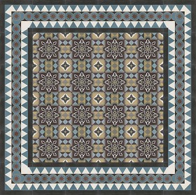 Textures   -   ARCHITECTURE   -   TILES INTERIOR   -   Cement - Encaustic   -  Victorian - Victorian cement floor tile texture seamless 13852