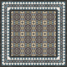 Textures   -   ARCHITECTURE   -   TILES INTERIOR   -   Cement - Encaustic   -   Victorian  - Victorian cement floor tile texture seamless 13852 (seamless)