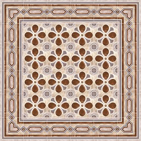 Textures   -   ARCHITECTURE   -   TILES INTERIOR   -   Cement - Encaustic   -   Encaustic  - Traditional encaustic cement ornate tile texture seamless 13635 (seamless)